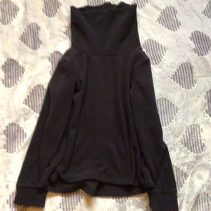Black long necked sweater!